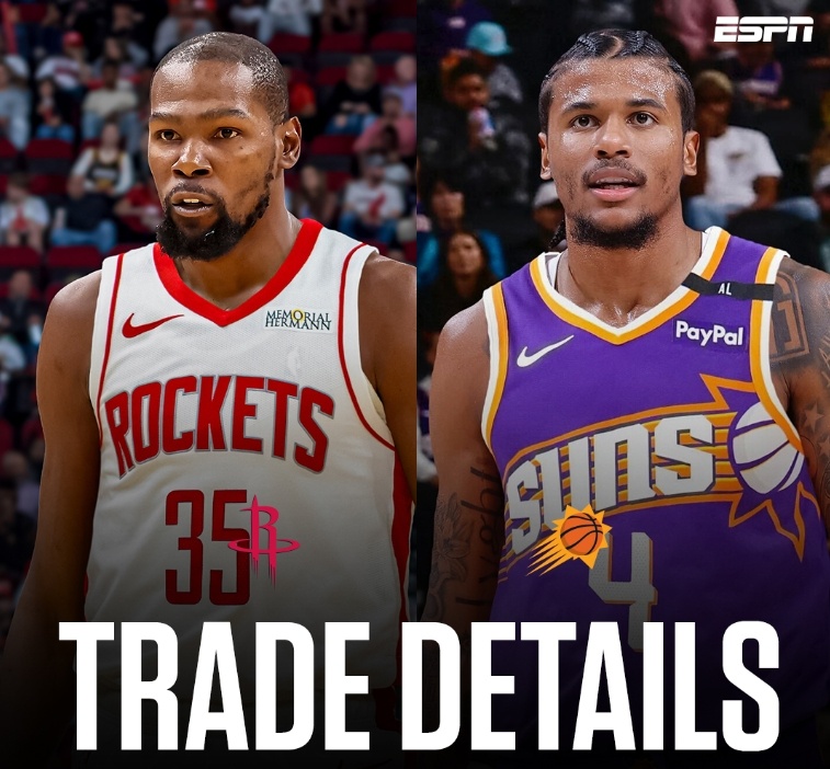 创历史🧨网传7队交易细节：火箭湖人勇士均在列 KD+卡皇赴休城